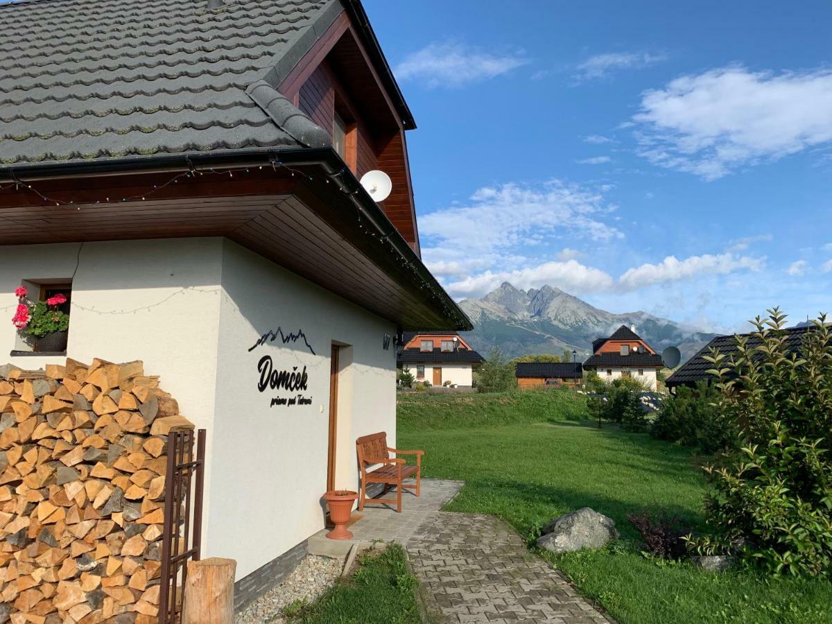 Domcek & Sauna Garden Stará Lesná Exterior foto